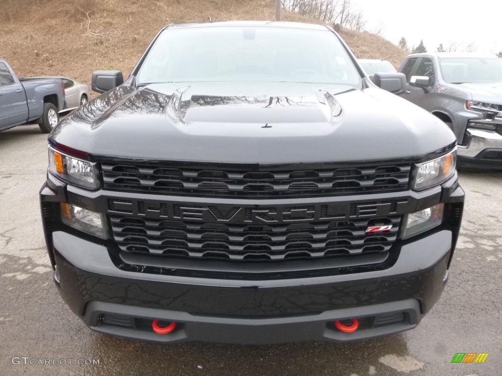 2019 Silverado 1500 Custom Z71 Trail Boss Crew Cab 4WD - Black / Jet Black photo #8