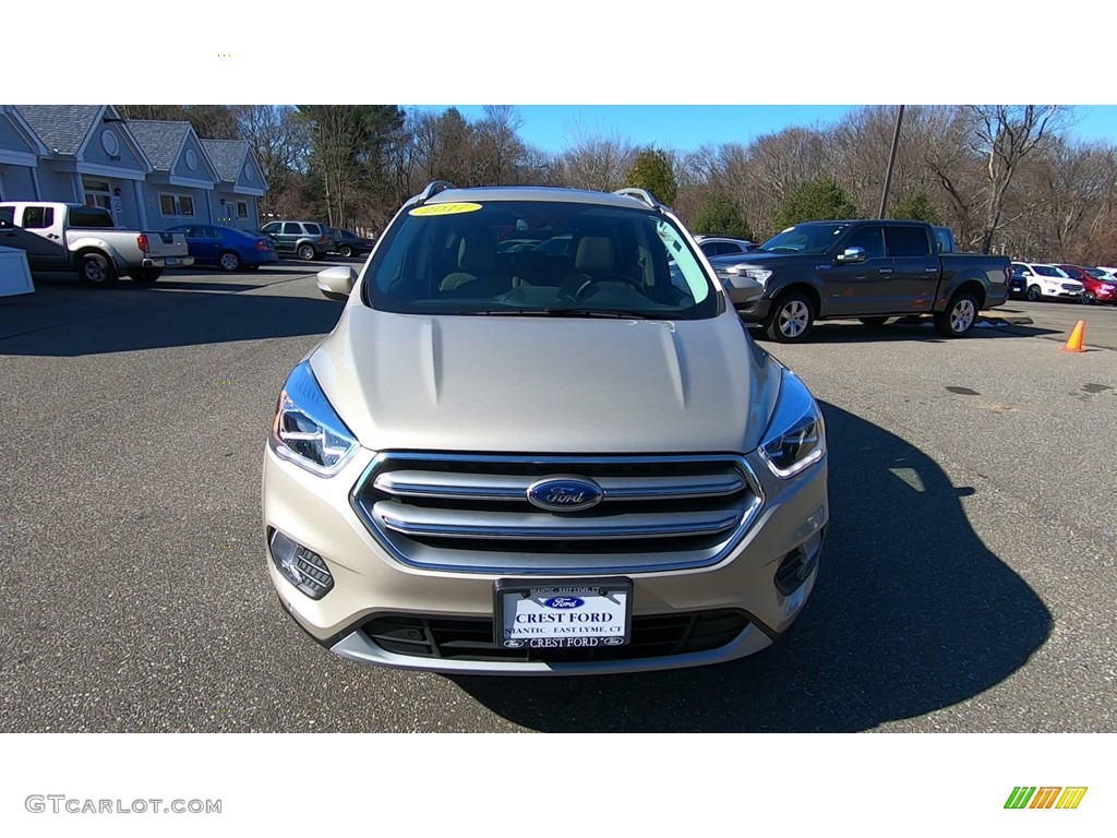 2017 Escape Titanium 4WD - White Platinum / Medium Light Stone photo #2