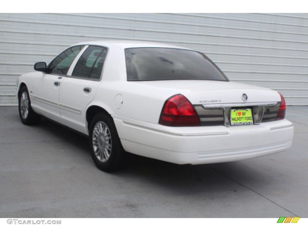 2009 Grand Marquis LS - Vibrant White / Light Camel photo #7