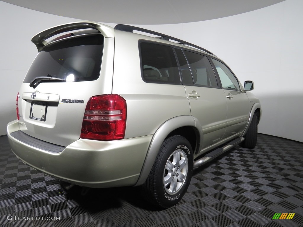 2003 Highlander Limited 4WD - Vintage Gold Metallic / Ivory photo #5