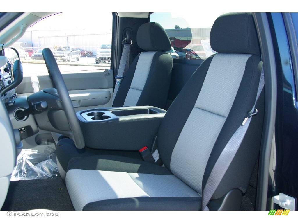 2009 Silverado 1500 Regular Cab - Black Granite Metallic / Dark Titanium photo #11