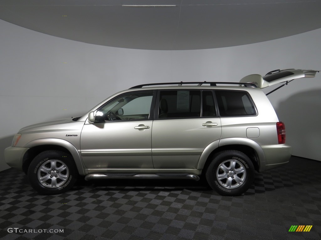 2003 Highlander Limited 4WD - Vintage Gold Metallic / Ivory photo #12