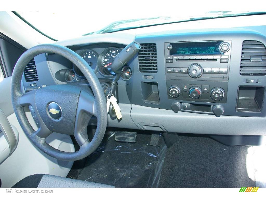 2009 Silverado 1500 Regular Cab - Black Granite Metallic / Dark Titanium photo #13