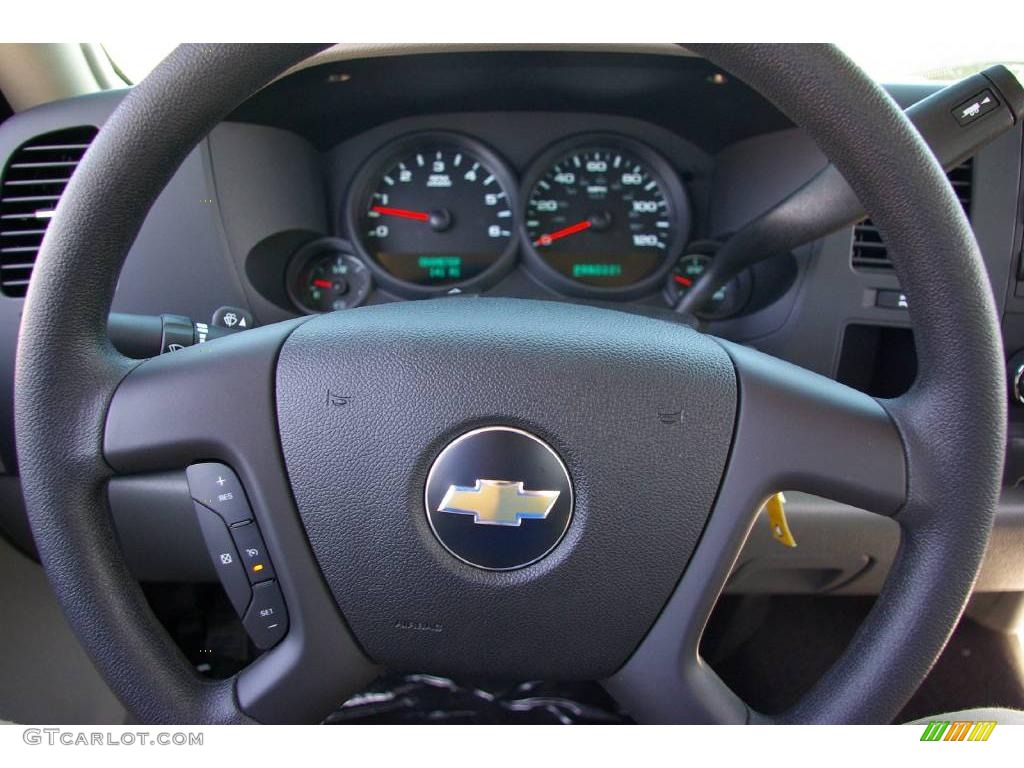 2009 Silverado 1500 Regular Cab - Black Granite Metallic / Dark Titanium photo #14