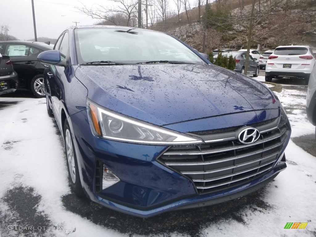 2019 Elantra SE - Lakeside Blue / Gray photo #4