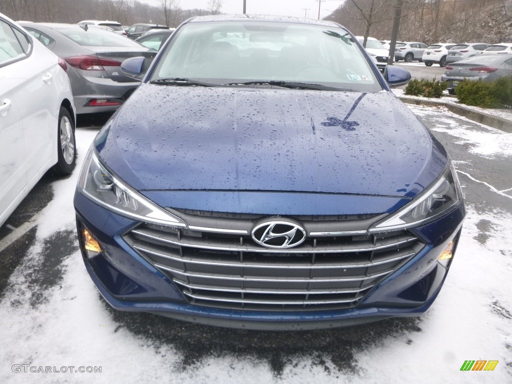 2019 Elantra SE - Lakeside Blue / Gray photo #5