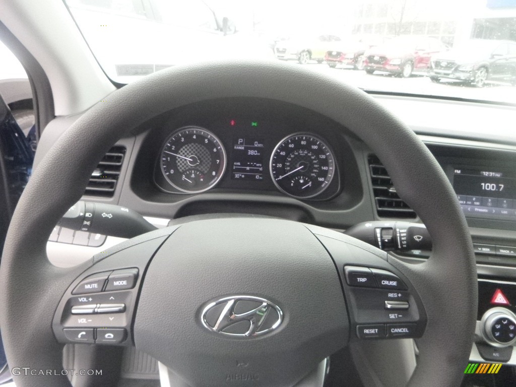 2019 Elantra SE - Lakeside Blue / Gray photo #15