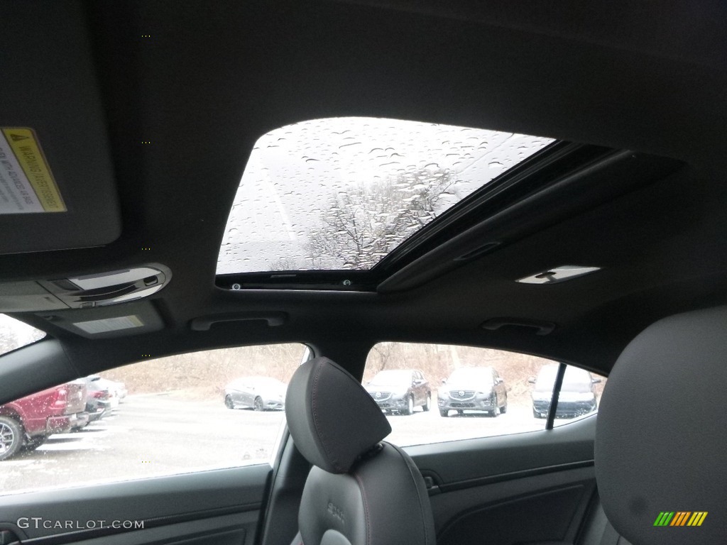 2019 Elantra Sport - Ceramic White / Black photo #13