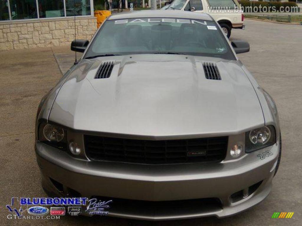 2008 Mustang Saleen S281 Supercharged Coupe - Vapor Silver Metallic / Dark Charcoal photo #1
