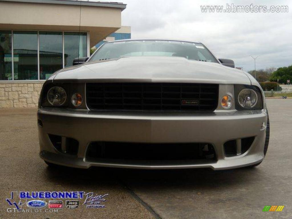 2008 Mustang Saleen S281 Supercharged Coupe - Vapor Silver Metallic / Dark Charcoal photo #6