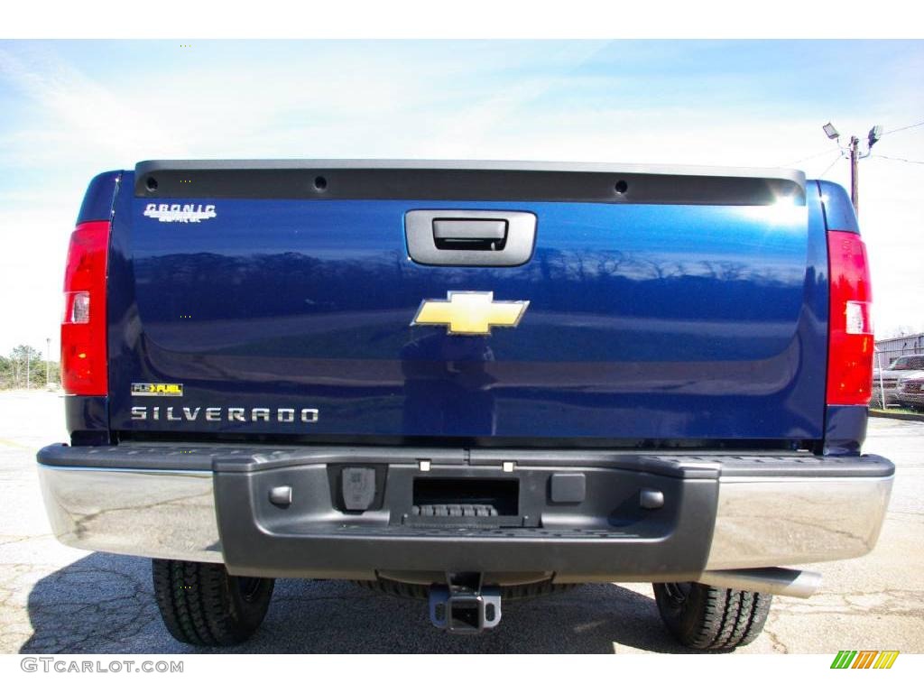 2009 Silverado 1500 Extended Cab 4x4 - Imperial Blue Metallic / Dark Titanium photo #7