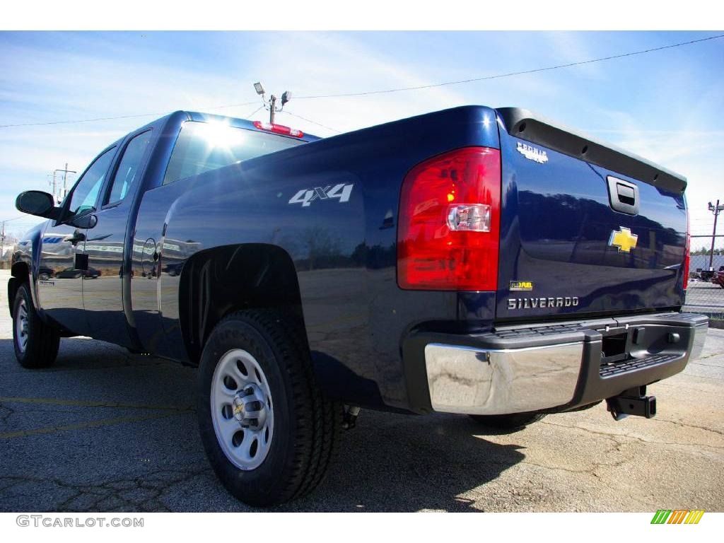 2009 Silverado 1500 Extended Cab 4x4 - Imperial Blue Metallic / Dark Titanium photo #8