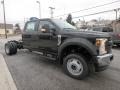 Front 3/4 View of 2019 F550 Super Duty XL Crew Cab 4x4 Chassis