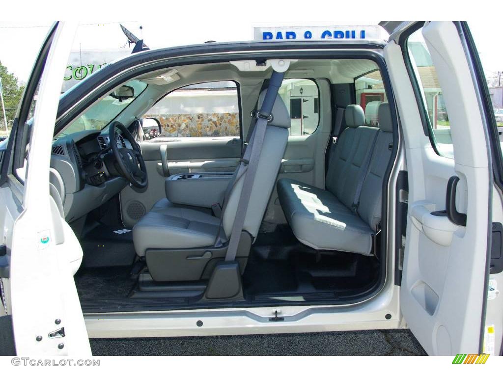 2009 Silverado 1500 Extended Cab - Silver Birch Metallic / Dark Titanium photo #13