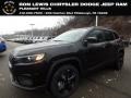 2019 Diamond Black Crystal Pearl Jeep Cherokee Latitude Plus 4x4  photo #1