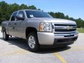 2009 Silver Birch Metallic Chevrolet Silverado 1500 LT XFE Crew Cab  photo #4