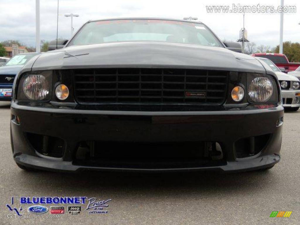 2008 Mustang Saleen S281 Red Flag Supercharged Coupe - Black / RF Dark Charcoal/Red photo #1