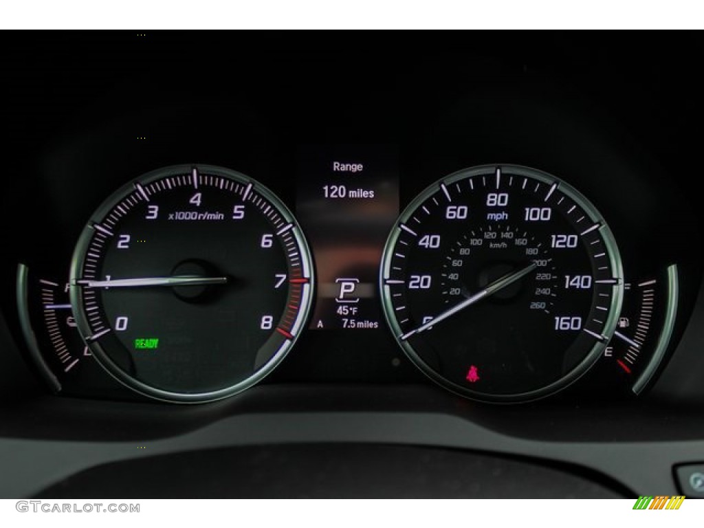 2019 Acura MDX Sport Hybrid SH-AWD Gauges Photo #131972939