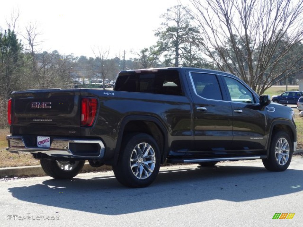 2019 Sierra 1500 SLT Crew Cab 4WD - Smokey Quartz Metallic / Jet Black photo #3