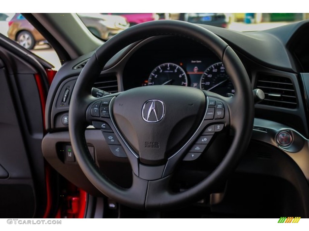 2019 Acura ILX Premium Ebony Steering Wheel Photo #131974934