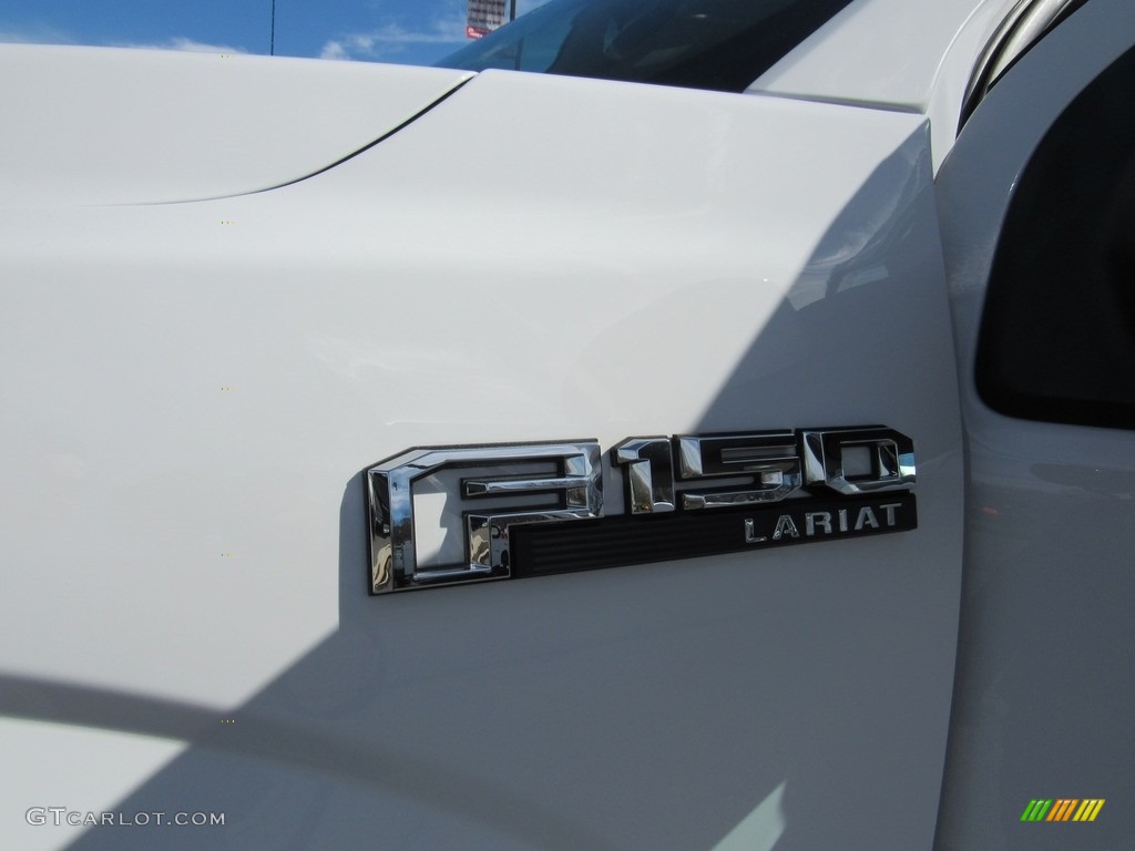 2018 F150 Lariat SuperCrew 4x4 - Oxford White / Light Camel photo #49