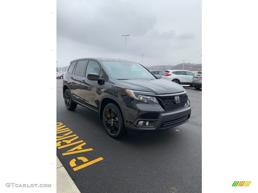 2019 Passport Sport AWD - Crystal Black Pearl / Black photo #4