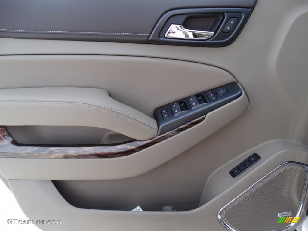 2019 GMC Yukon SLT Cocoa/Dune Door Panel Photo #131977166