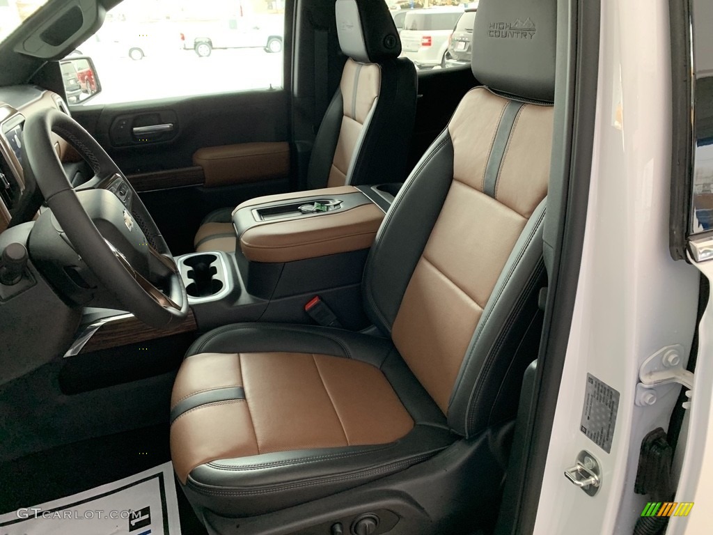 Jet Black/Umber Interior 2019 Chevrolet Silverado 1500 High Country Crew Cab 4WD Photo #131981697