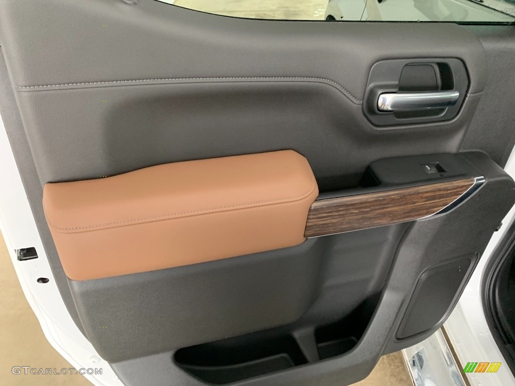 2019 Chevrolet Silverado 1500 High Country Crew Cab 4WD Jet Black/Umber Door Panel Photo #131982055