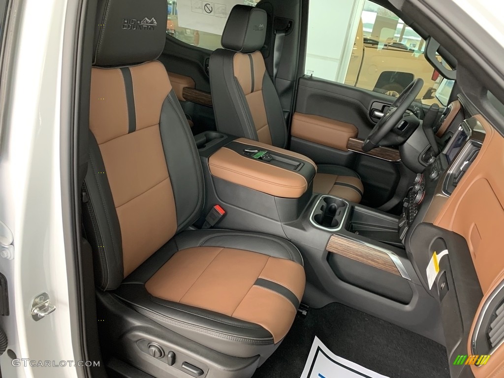 Jet Black/Umber Interior 2019 Chevrolet Silverado 1500 High Country Crew Cab 4WD Photo #131982579