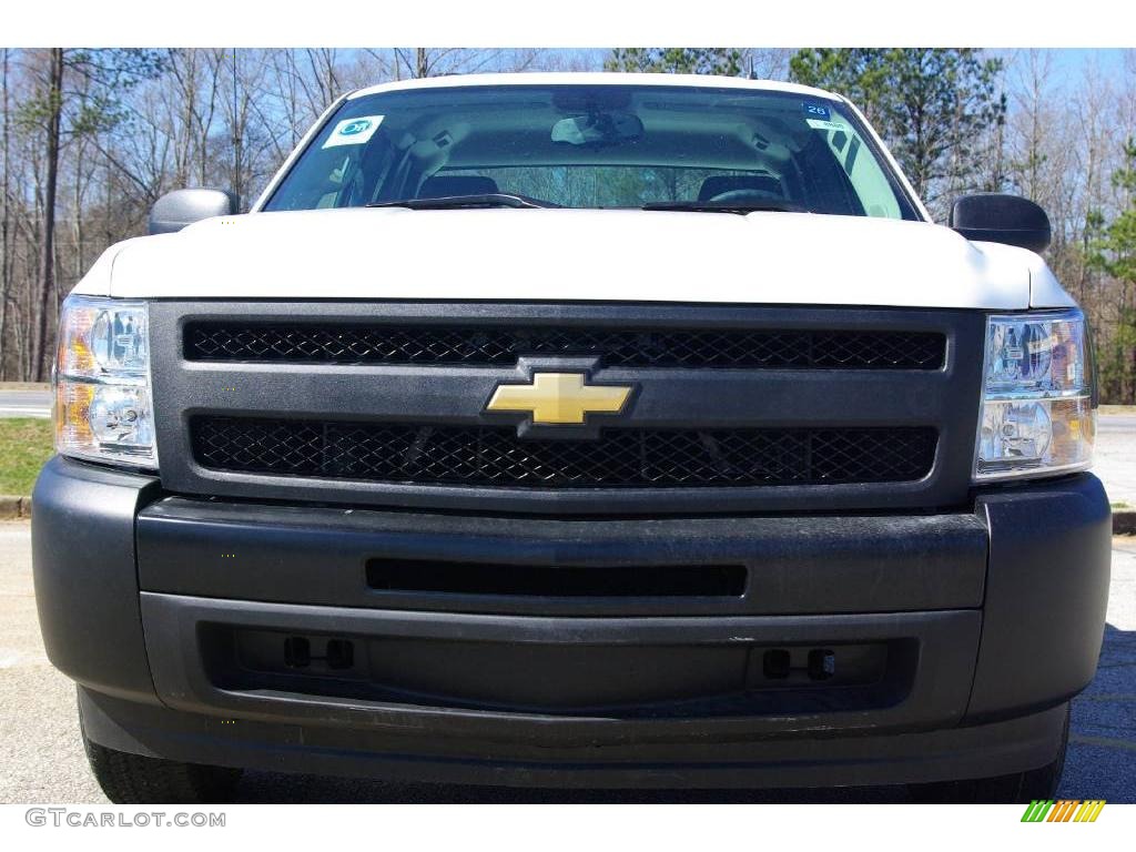 2009 Silverado 1500 Extended Cab - Summit White / Dark Titanium photo #3