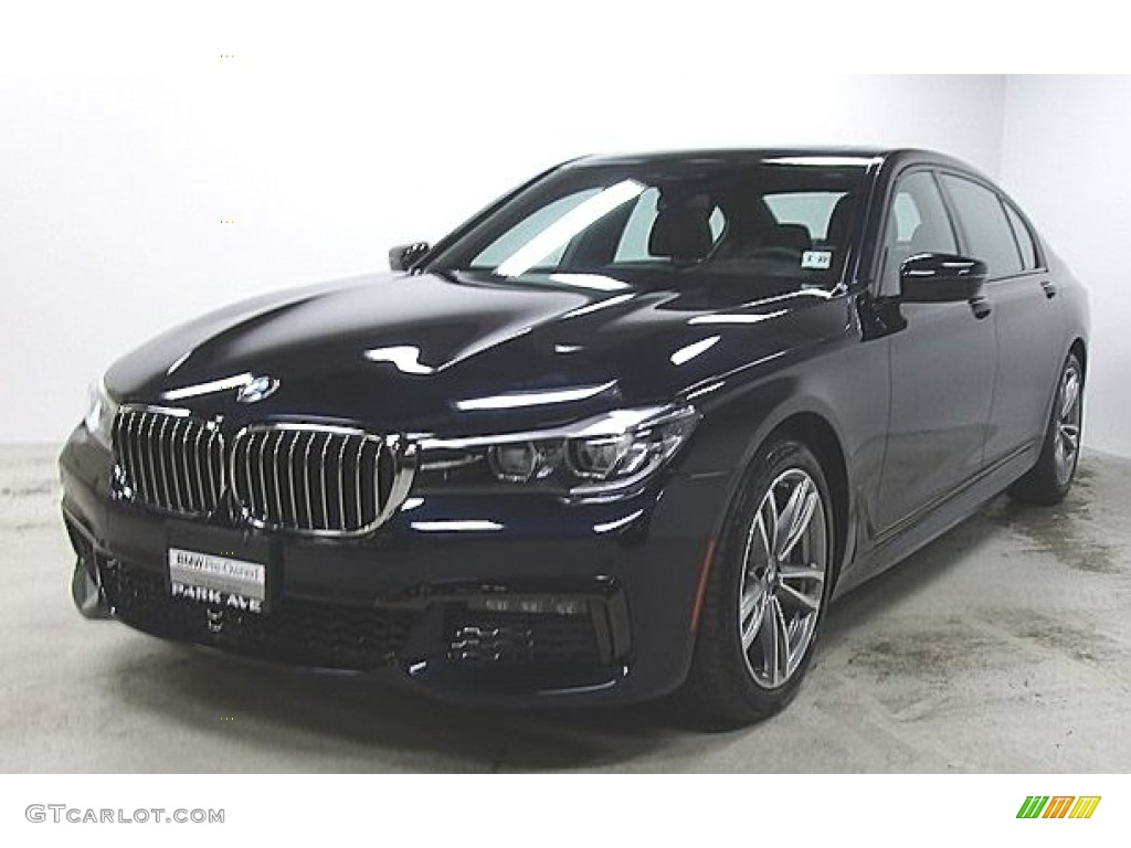 2018 7 Series 740i xDrive Sedan - Black Sapphire Metallic / Mocha photo #1