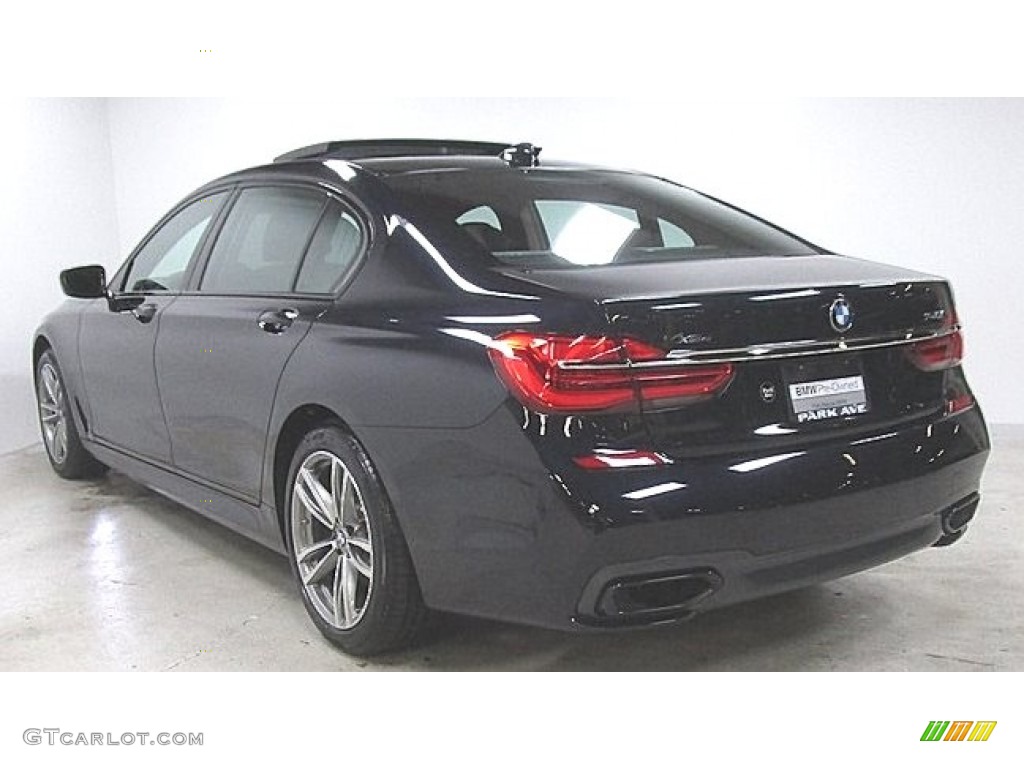 2018 7 Series 740i xDrive Sedan - Black Sapphire Metallic / Mocha photo #2