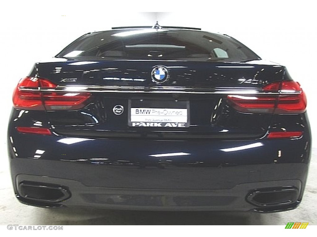 2018 7 Series 740i xDrive Sedan - Black Sapphire Metallic / Mocha photo #3