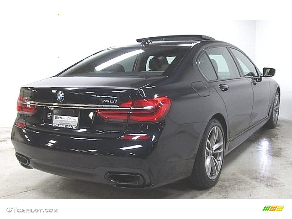 2018 7 Series 740i xDrive Sedan - Black Sapphire Metallic / Mocha photo #4