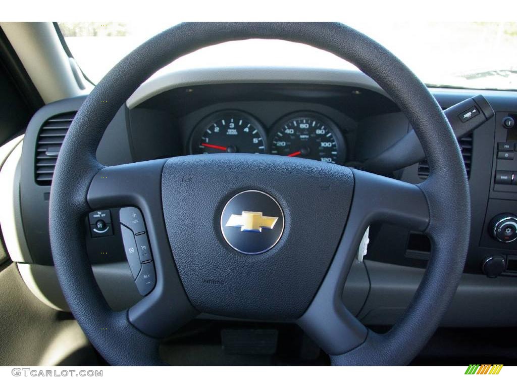 2009 Silverado 1500 Extended Cab - Summit White / Dark Titanium photo #17