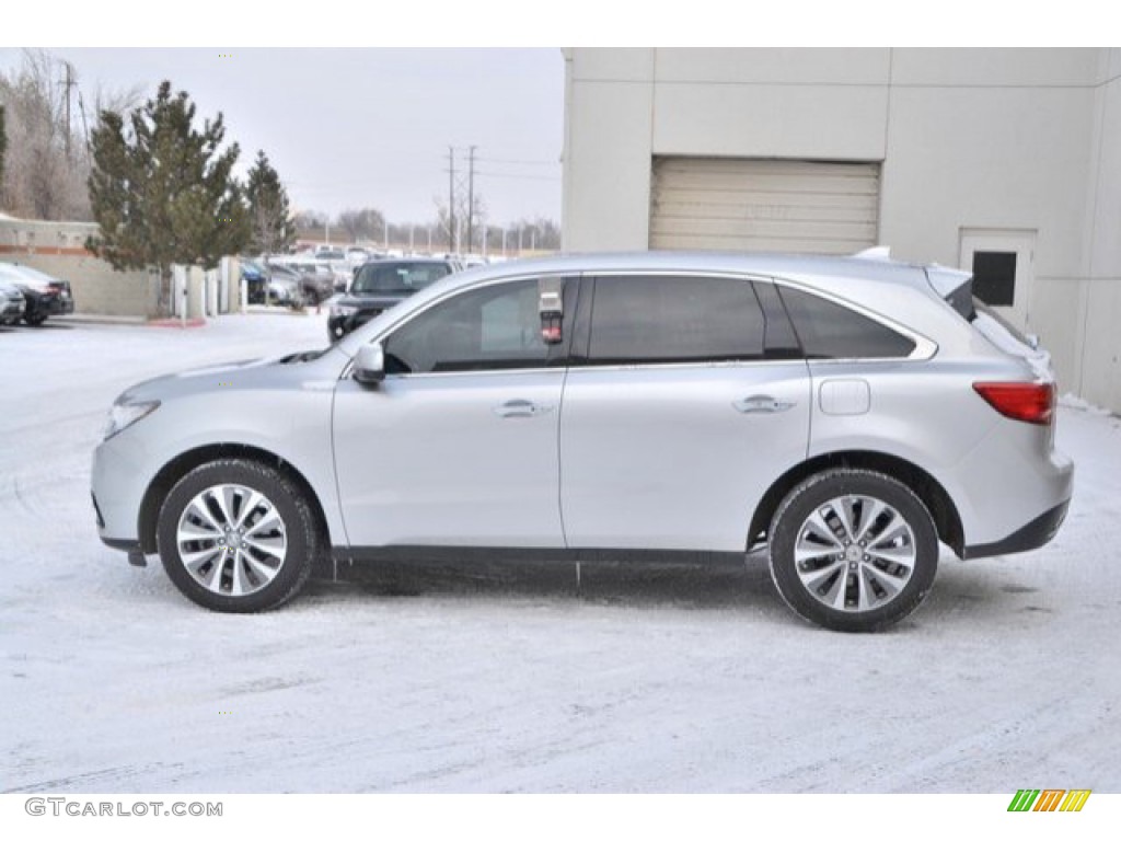 2015 MDX SH-AWD Technology - Silver Moon / Graystone photo #3