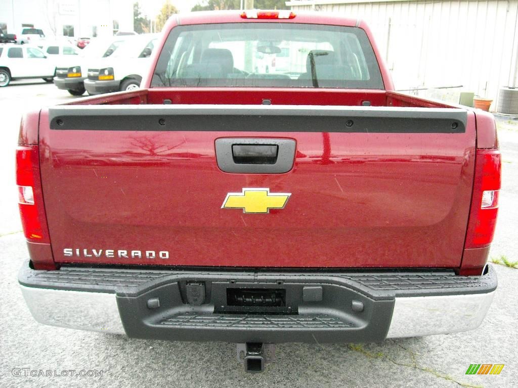 2009 Silverado 1500 Crew Cab 4x4 - Deep Ruby Red Metallic / Dark Titanium photo #7