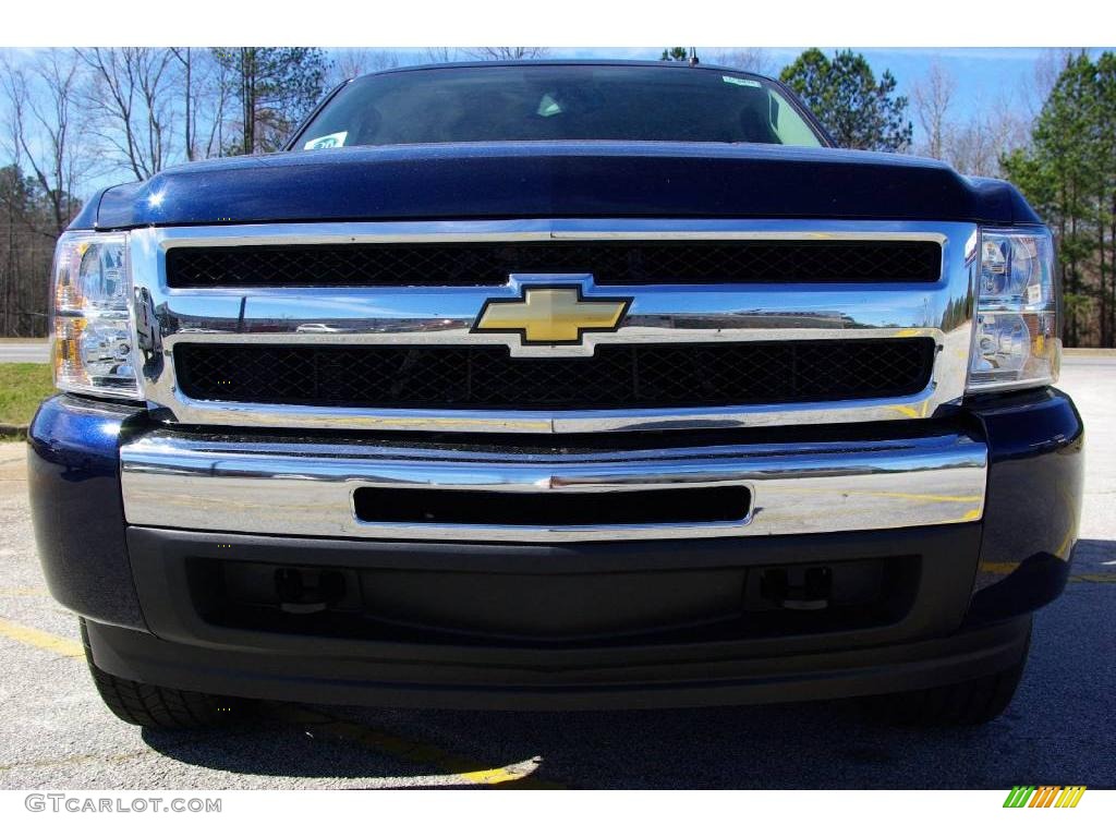2009 Silverado 1500 LT Crew Cab 4x4 - Imperial Blue Metallic / Light Cashmere photo #3