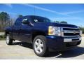 2009 Imperial Blue Metallic Chevrolet Silverado 1500 LT Crew Cab 4x4  photo #4