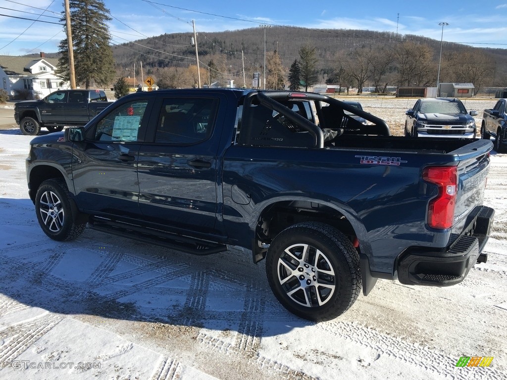 2019 Silverado 1500 Custom Z71 Trail Boss Crew Cab 4WD - Northsky Blue Metallic / Jet Black photo #13