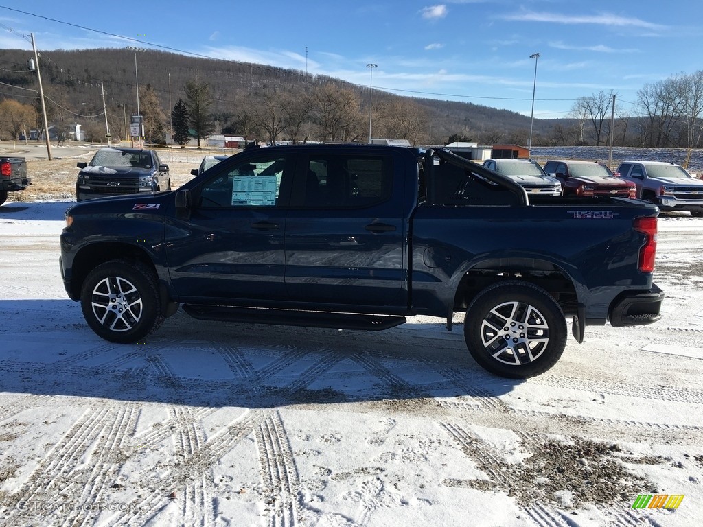 2019 Silverado 1500 Custom Z71 Trail Boss Crew Cab 4WD - Northsky Blue Metallic / Jet Black photo #15