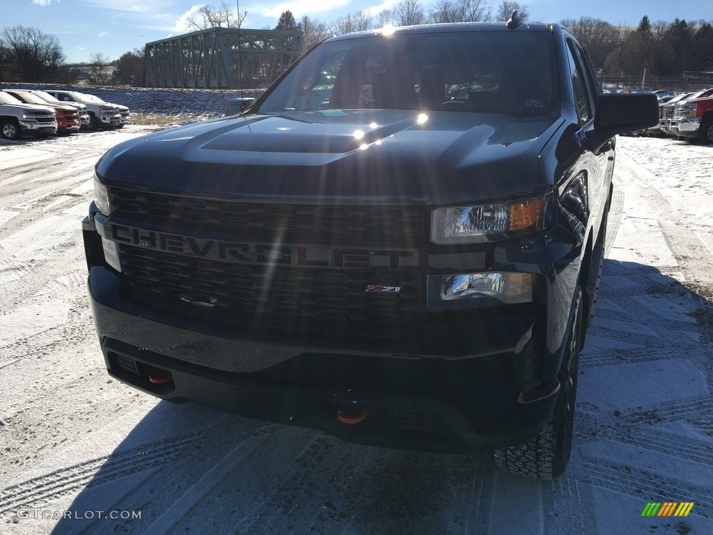 2019 Silverado 1500 Custom Z71 Trail Boss Crew Cab 4WD - Northsky Blue Metallic / Jet Black photo #20