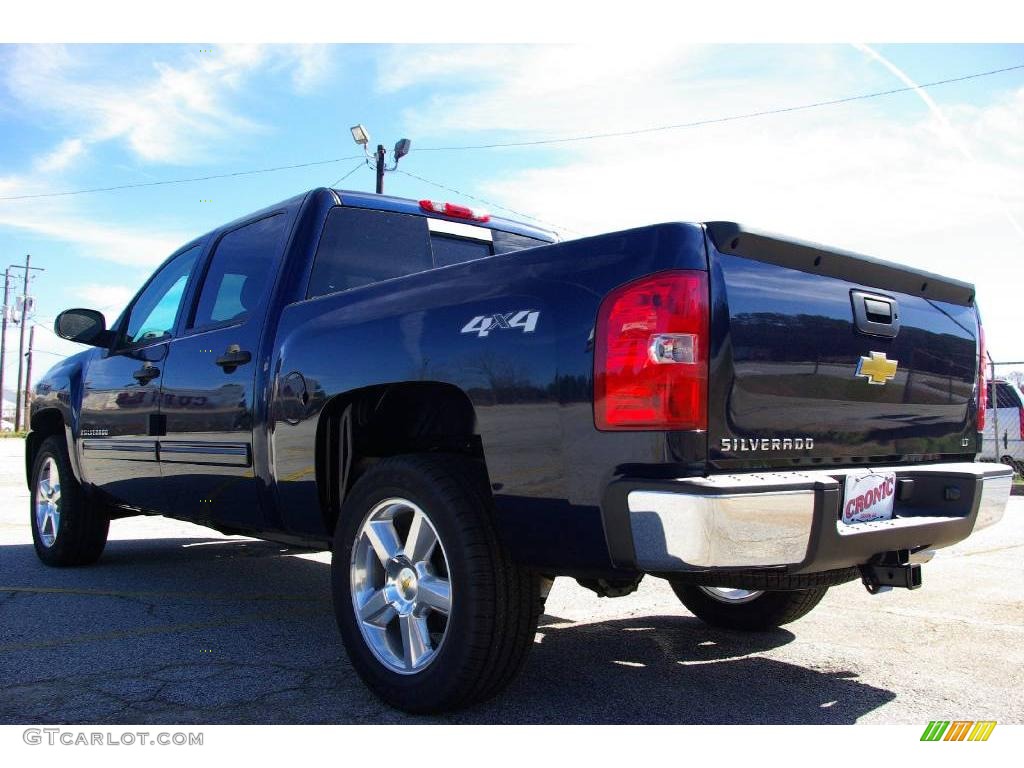 2009 Silverado 1500 LT Crew Cab 4x4 - Imperial Blue Metallic / Light Cashmere photo #8