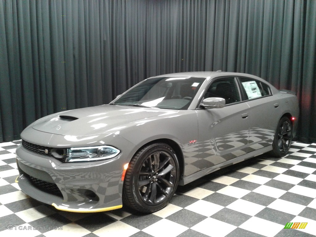 Destroyer Gray 2019 Dodge Charger R/T Scat Pack Exterior Photo #131989410