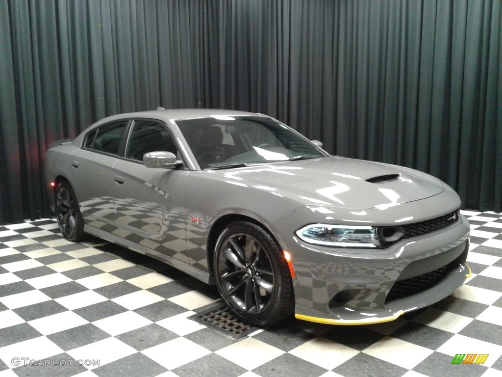 Destroyer Gray 2019 Dodge Charger R/T Scat Pack Exterior Photo #131989476
