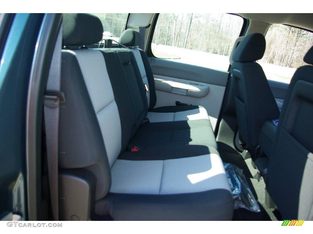 2009 Silverado 1500 Crew Cab - Blue Granite Metallic / Dark Titanium photo #17