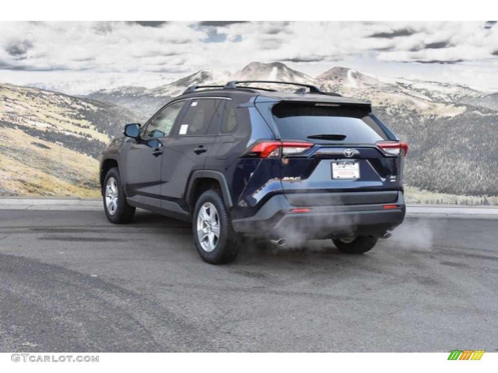 2019 RAV4 XLE AWD - Blueprint / Black photo #3