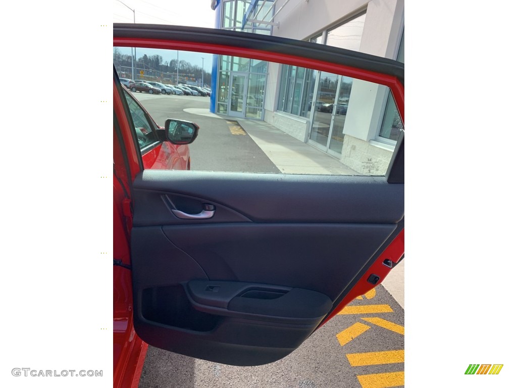 2019 Civic LX Sedan - Rallye Red / Black photo #21