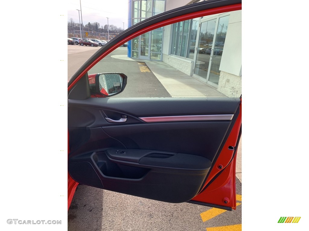 2019 Civic LX Sedan - Rallye Red / Black photo #24